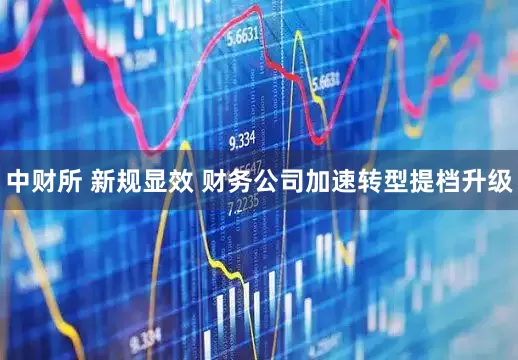 中财所 新规显效 财务公司加速转型提档升级